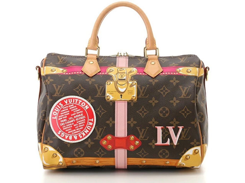 LOUIS VUITTON Bag Speedy Bandouliere Shoulder Monogram Summer Trunk
